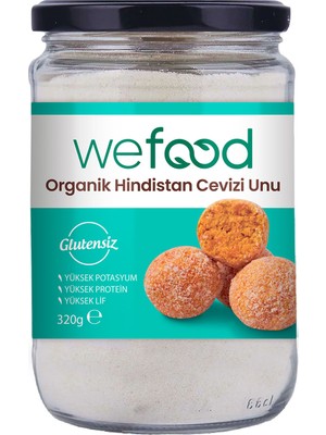 Wefood Organik Hindistan Cevizi Unu 320 gr 8681749104345