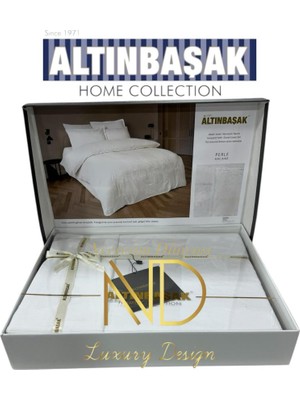 Sb Shopping Jakarlı Saten Çift Kişilik Nev Takımı Perle Arcane