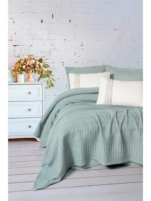 Sb Shopping Aura Çift Kişilik Pike Takımı Pebble Mint