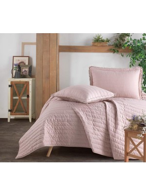 Sb Shopping Çift Kişilik Yatak Örtüsü Pedra V3 Pudra