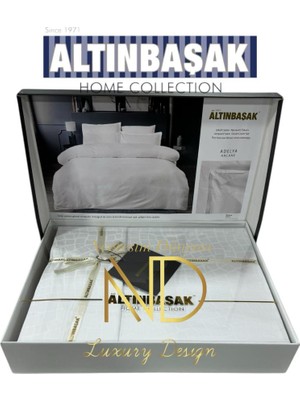 Sb Shopping Jakarlı Saten Çift Kişilik Nev Takımı Adelya Arcane