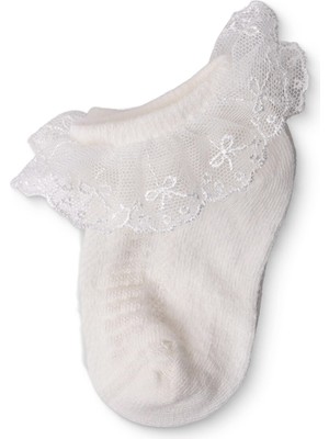 Hellobaby Hellobaby Kız Bebek Dantelli Çorap