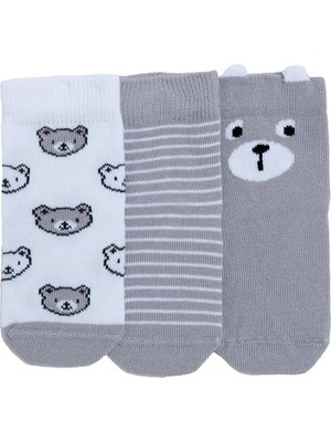 Hellobaby Hellobaby Erkek Bebek 3lü Soket Çorap