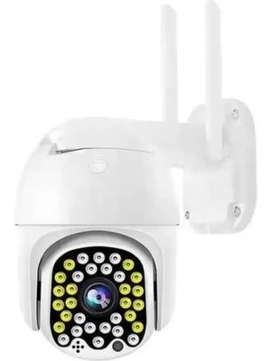 Bintech Dış Mekan Full Hd Wifi Kamera Su Geçirmez Hareket Sensörlü Gece Görüşlü Ip Kamera Kingboss Ip-38