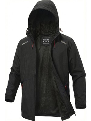 Ghassy Co. Erkek Rüzgarlık/Yağmurluk Outdoor Omuz Detaylı Mevsimlik Spor Ceket