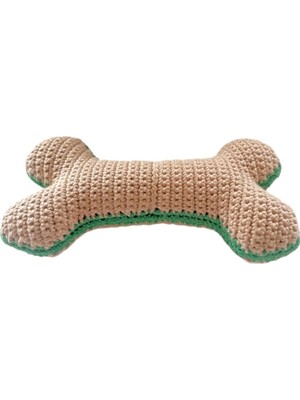 Hype Store Örgü Kemik Pamuklu ve Doğa Dostu Köpek Oyuncağı