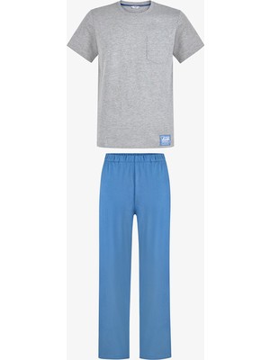 Penti Erkek Renkli Stone Calm Pijama Takımı