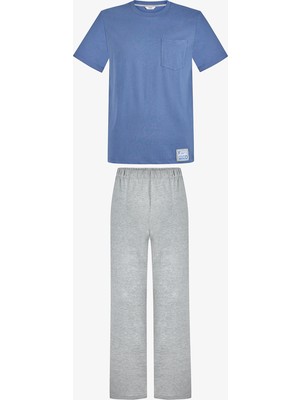 Penti Erkek Renkli Slate Silence Pijama Takımı