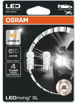 Hype Store T10 LED Turuncu Dipsiz WY5W Park ve Sinyal Ampülü 4 Yıl Garantili 2827-02B