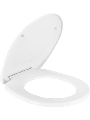 Hype Store Vitra S20 Round Klozet Kapağı 109-003-909, Yavaş Kapanır, Kolay Sök-Tak, Oval, Beyaz, Alttan Sıkmalı