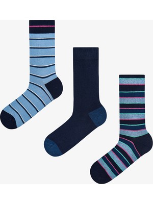 Penti Erkek Renkli Candy Stripes 3'lü Soket