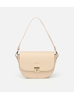 Hotiç 03CAH296590A400 KADIN Kemik Gold Kilit Detaylı Omuz Çantası