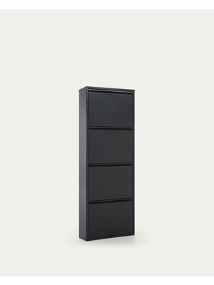 Ace 4'lü  Metal Ayakkabılık Siyah