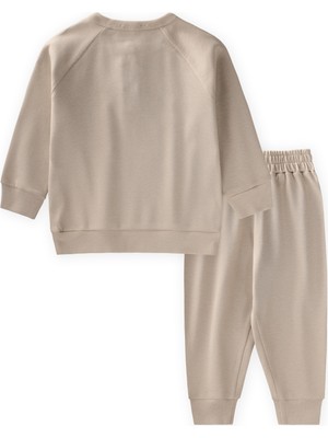 Cigit Reglan Kol Patlı Erkek Basıc Takım 1-5 Yaş Bej