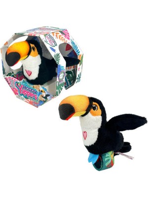 Efe Avm Peluş Ses Tekrarlı Hayvan Bileklik Aksesuar - Tukan Kuşu  (Lisinya)