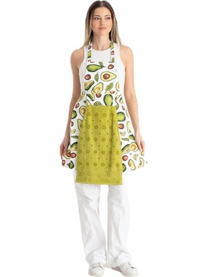 Hype Store Enoteks Yeşil Havlulu Su Geçirmez Mutfak Önlüğü, Yetişkinler Için Önlük, Erkekler Kadınlar Için Pişi