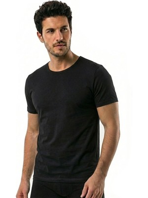 Öts Erkek T-Shirt O Yaka Modal (%47 Modal - %47 Pamuk - %6 Elastan)