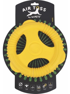 Hype Store M-Pets Aır Toss Whell Dayanıklı Suda Yüzen Köpek Oyuncağı Yellow