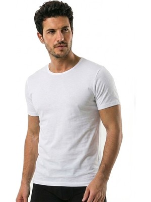 Öts Erkek T-Shirt O Yaka Modal (%47 Modal - %47 Pamuk - %6 Elastan)