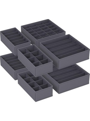 Hype Store Iç Giyim Düzenleyici 8'li Set, Çekmece Düzenleyici, Katlanabilir, Gardırop Düzenleyici, Saklama Dola