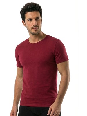 Öts Erkek T-Shirt O Yaka Modal (%47 Modal - %47 Pamuk - %6 Elastan)