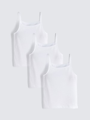 Lc Waikiki Yeni Sezon Kare Yaka Kız Çocuk Atlet 3'lü