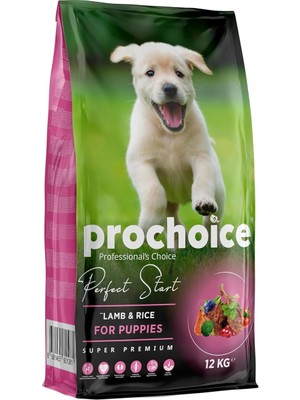Hype Store Prochoice Perfect Start, Yavru Köpekler Için, Hipoalerjenik, Kuzu Etli ve Pirinçli Kuru Mama, 12 kg