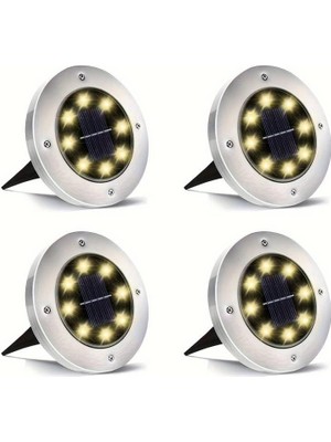 Hype Store 4'lü Solar Panelli Kazıklı Bahçe Aydınlatması