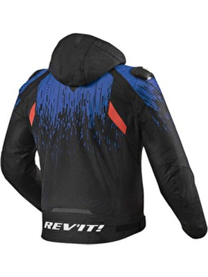 Revit Quantum 2 H2O Siyah - Mavi Mont Polyester Nefes Alabilir 4 Mevsim Su Geçirmez