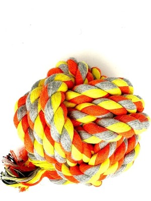Hype Store Dayanıklı Sağlam Diş Ipli Köpek Topu Oyuncağı
