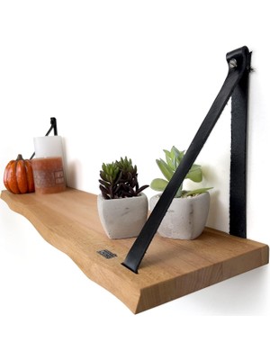 Hype Store Pratikoutdoor Duvar Rafı, Dekoratif Duvar Rafı, Masif Kayın Modern Duvar Rafı - 69 cm