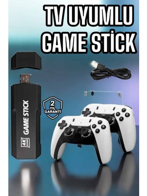 Efe Avm Game Stick Retro 8k Ultra Hd Video Oyun Konsolu Android Tv Özelliği - Lisinya