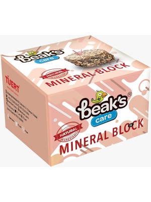 Hype Store Beak's Kuşlar Için Ek Besinler, Mineral ve Kalsiyum Blok, Büyük x 12 Adet