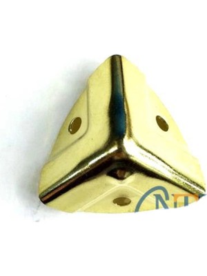 MiraLive Dekoratif, Kutu, Sandık Köşesi - 35X22 Mm, Küçük, Sarı, 100 Adet