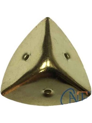 MiraLive Dekoratif, Kutu, Sandık Köşesi - 45X28 Mm, Büyük, Sarı, 100 Adet