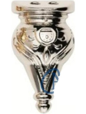 MiraLive Minare Sandık Ayağı, Kutu Ayak 3 cm - Nikel, 100 Adet