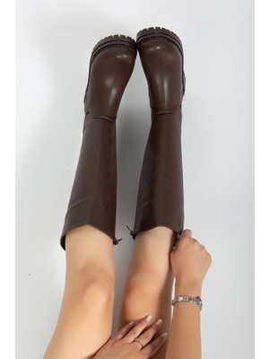 Miss Zülüf Kadın Termoblastık Kaymaz Taban Içi Polar Astar Kış Boyu Sıcak Tutar