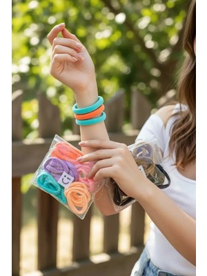 Miniso Saç Lastikleri (Karışık, 25 Adet)