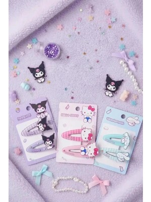 Miniso Sanrio Lisanslı Hello Kitty ve Arkadaşları Sweet Factory Saç Tokası