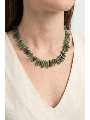 Yeşim Doğal Taş Kolye