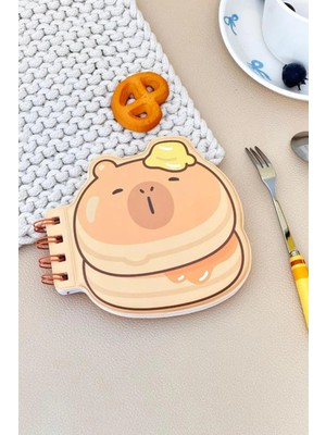 Miniso Pişirme Serisi Figürlü Telli Not Defteri- Mimi Bara Souffle