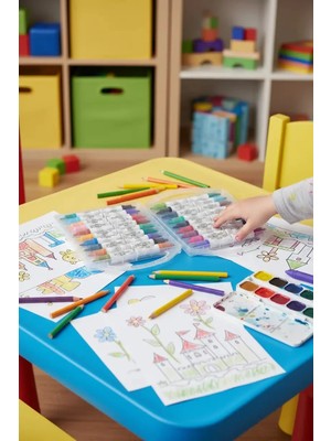 Miniso Yıkanabilir Suluboya Kalem Seti (24 Renk)