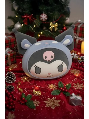 Miniso Sanrio Lisanslı Şekilli Yastık - Kuromi