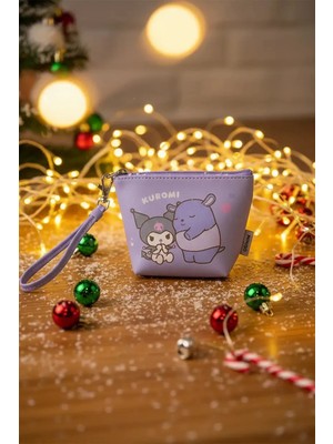 Miniso Sanrio Lisanslı Kuromi Mini Bozuk Para Çantası