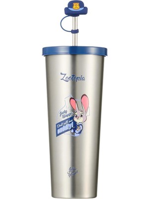 Miniso Disney Zootropolis Lisanslı Judy Çift Cidarlı Çelik Matara 800ML
