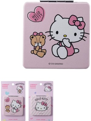 Miniso Sanrio Lisanslı Hello Kitty Çift Taraflı Katlanabilir Ayna (