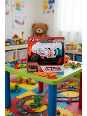 Miniso Soft Bullet Gun Serisi 4 Kurşunlu Tabanca Seti