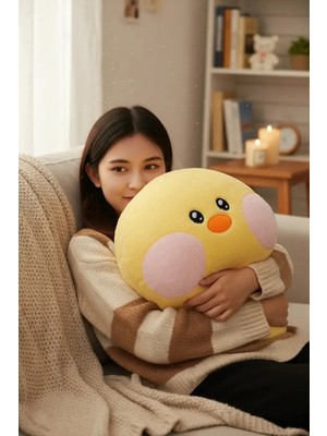 Miniso Minini Koleksiyonu 17 Inç Baş Şeklinde Yastık (Selini)