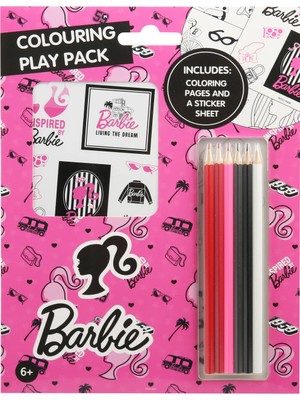 Miniso Barbie Lisanslı Kızlar Dünyası Koleksiyonu Barbie Boyama Seti