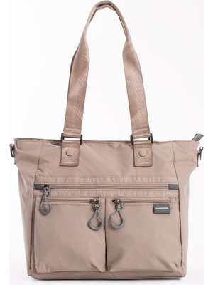 Sanmorris Kadın 7 Bölmeli Ayarlanabilir Askılı, Hafif El ve Omuz Çantası